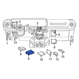 Mercedes-Benz OE - Infotainment Display Control Module