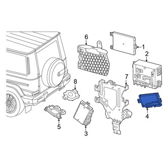 Mercedes-Benz OE - Parking Aid Control Module