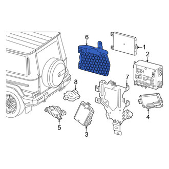 Mercedes-Benz OE - Body Control Module Bracket