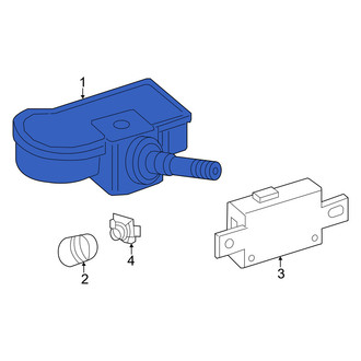 Mercedes-Benz OE - Tire Pressure Monitoring System (TPMS) Sensor