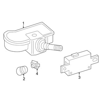 Mercedes-Benz OE - Electrical - Tire Pressure Monitor Components