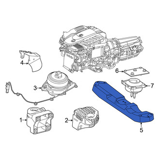 Mercedes-Benz OE - Transmission Crossmember