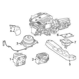 Mercedes-Benz OE - Engine & Transmission Mounting