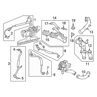 Mercedes-Benz OE - Engine - Turbocharger & Components (Pipes & Tubes)