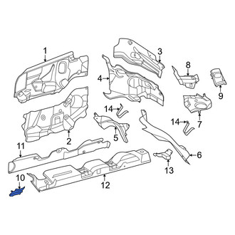 Mercedes-Benz OE - Floor Pan Heat Shield