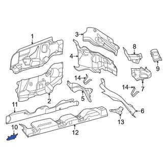Mercedes-Benz OE - Floor Pan Heat Shield