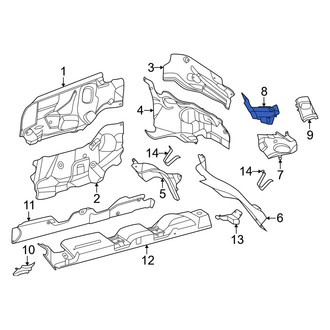 Mercedes-Benz OE - Floor Pan Heat Shield