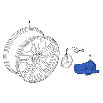 Mercedes-Benz OE - Tire Pressure Monitoring System (TPMS) Sensor