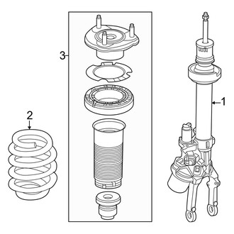 Mercedes-Benz OE - Front Suspension - Shocks & Components