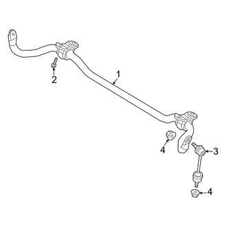 Mercedes-Benz OE - Front Suspension - Stabilizer Bar & Components
