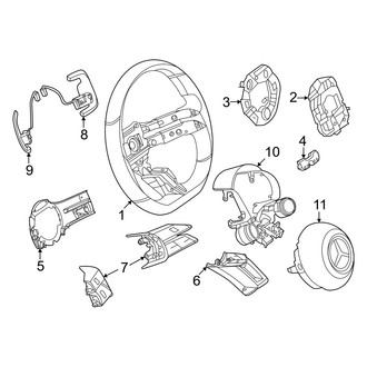 Mercedes-Benz OE - Steering Wheel & Trim (AMG Performance Wheel)