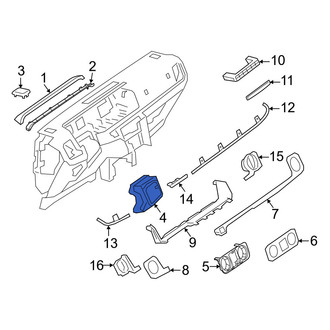 Mercedes-Benz OE - Steering Column Cover