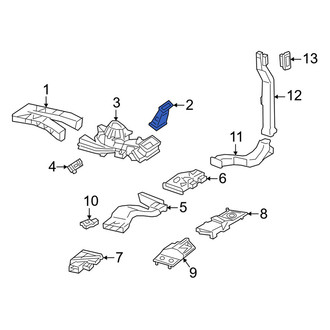 Mercedes-Benz OE - Center Rear Instrument Panel Air Duct