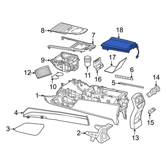 Mercedes-Benz OE - Console Armrest