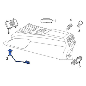 Mercedes-Benz OE - Front 12 Volt Accessory Power Outlet