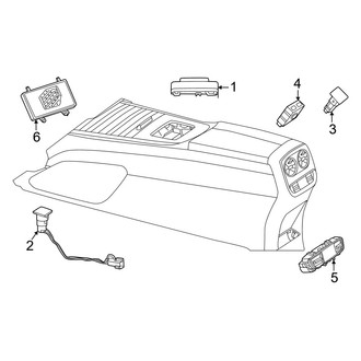 Mercedes-Benz OE - Center Console (Electrical Components)