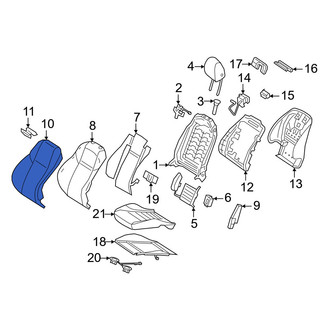 Mercedes-Benz OE - Front Left Seat Back Cushion Cover
