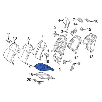 Mercedes-Benz OE - Front Right Seat Cushion Foam