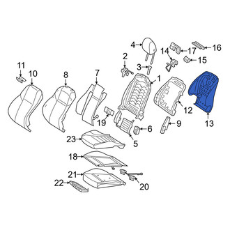 Mercedes-Benz OE - Front Right Seat Back Panel