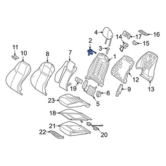 Mercedes-Benz OE - Front Right Headrest Actuator