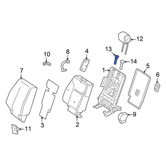 Mercedes-Benz OE - Rear Right Headrest
