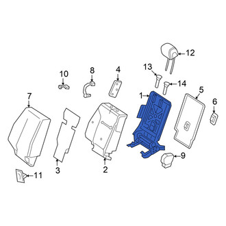 Mercedes-Benz OE - Rear Right Seat Back Cushion