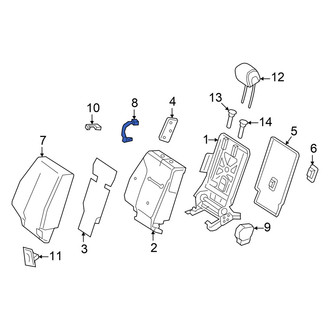 Mercedes-Benz OE - Rear Right Seat Back Cushion Cover