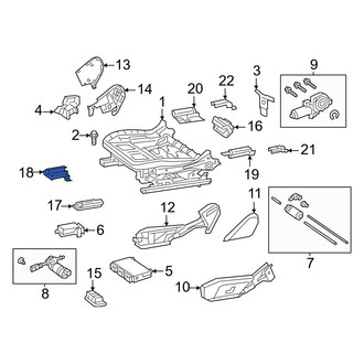Mercedes-Benz OE - Seat Track Cover