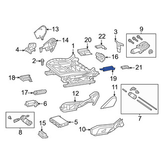 Mercedes-Benz OE - Seat Track Cover