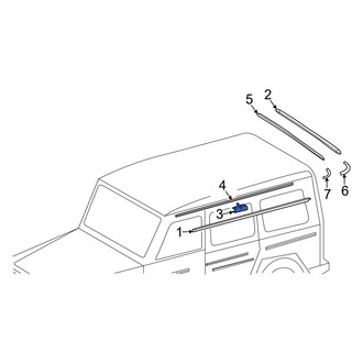 Mercedes-Benz OE - Roof Molding