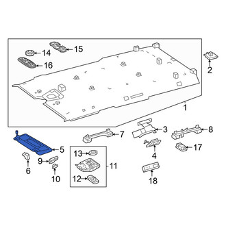 Mercedes-Benz OE - Left Sun Visor