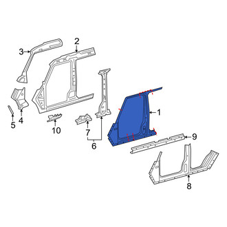 Mercedes-Benz OE - Left Outer Uniside