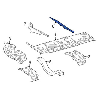 Mercedes-Benz OE - Front Right Floor Pan Bracket