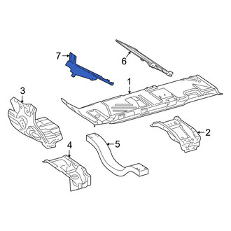 Mercedes-Benz OE - Front Left Floor Pan Bracket