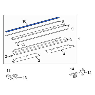 Mercedes-Benz OE - Running Board Cap