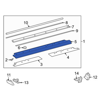 Mercedes-Benz OE - Left Running Board Step Pad