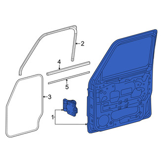 Mercedes-Benz OE - Front Right Door Shell