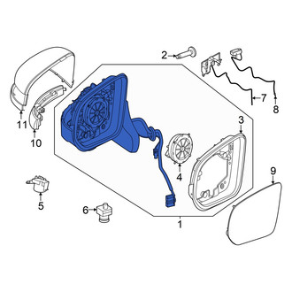 Mercedes-Benz OE - Front Left Door Mirror