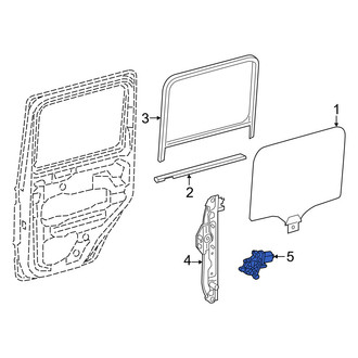 Mercedes-Benz OE - Rear Left Window Motor