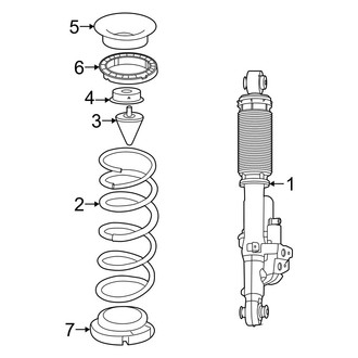 Mercedes-Benz OE - Rear Suspension - Shocks & Components