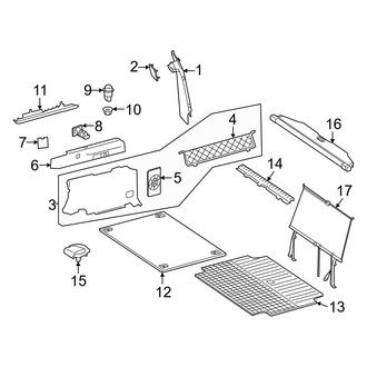 Mercedes-Benz OE - Rear Body & Floor - Interior Trim
