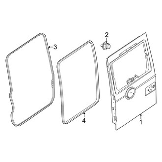 Mercedes-Benz OE - Back Door - Door & Components