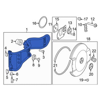 Mercedes-Benz OE - Rear Spare Tire Carrier