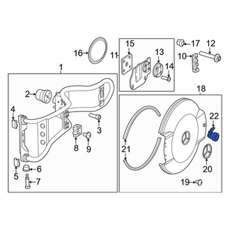 Mercedes-Benz OE - Spare Tire Lock