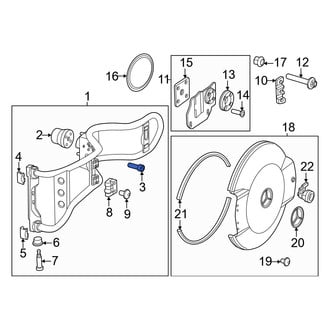 Mercedes-Benz OE - Spare Tire Carrier Bolt