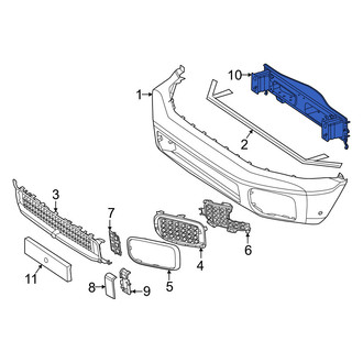 Mercedes-Benz OE - Front Bumper Impact Bar