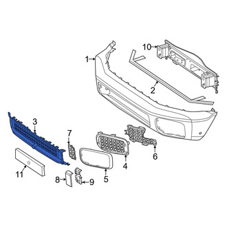 Mercedes-Benz OE - Front Lower Center Grille