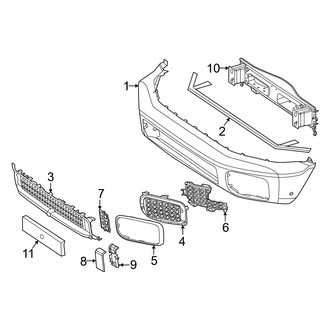 Mercedes-Benz OE - Front Bumper - Bumper & Components