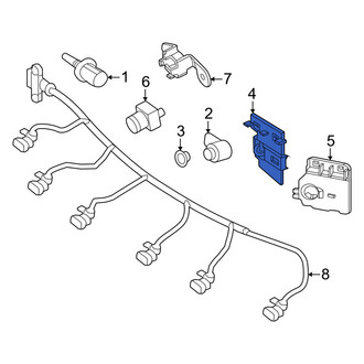 Mercedes-Benz OE - Left Inner Parking Aid Sensor Bracket