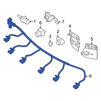 Mercedes-Benz OE - Front Parking Aid System Wiring Harness